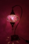 Preview: Mosaiklampe Schwanenhals, lila, groß