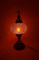 Preview: Mosaik Tischlampe, rot, groß